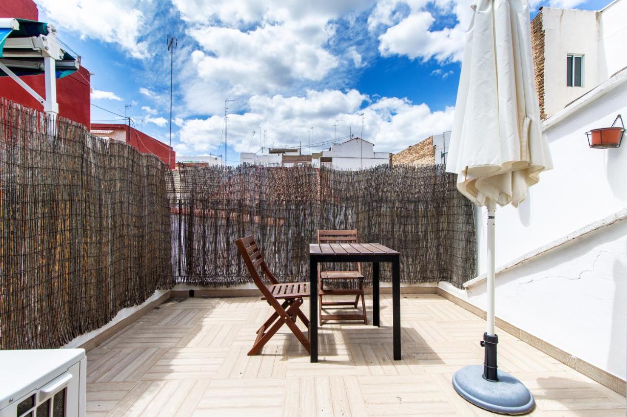 Estudio Para Parejas Con Terraza En La Playa 瓦伦西亚 外观 照片
