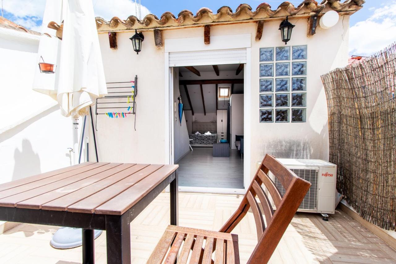 Estudio Para Parejas Con Terraza En La Playa 瓦伦西亚 外观 照片