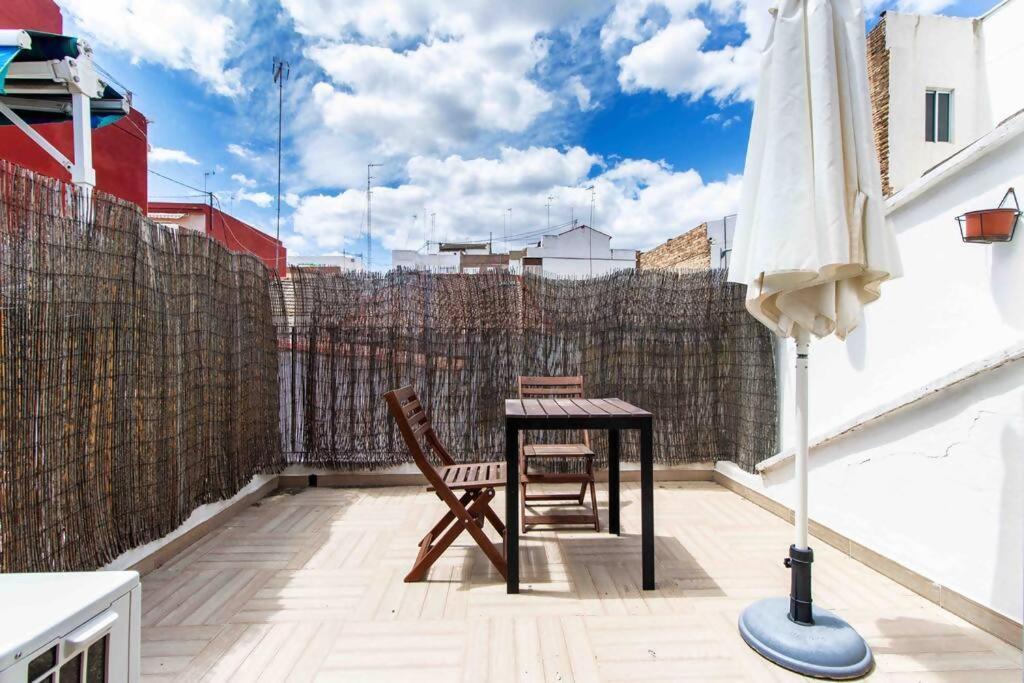 Estudio Para Parejas Con Terraza En La Playa 瓦伦西亚 外观 照片